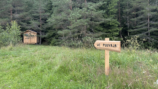 A sign reads 