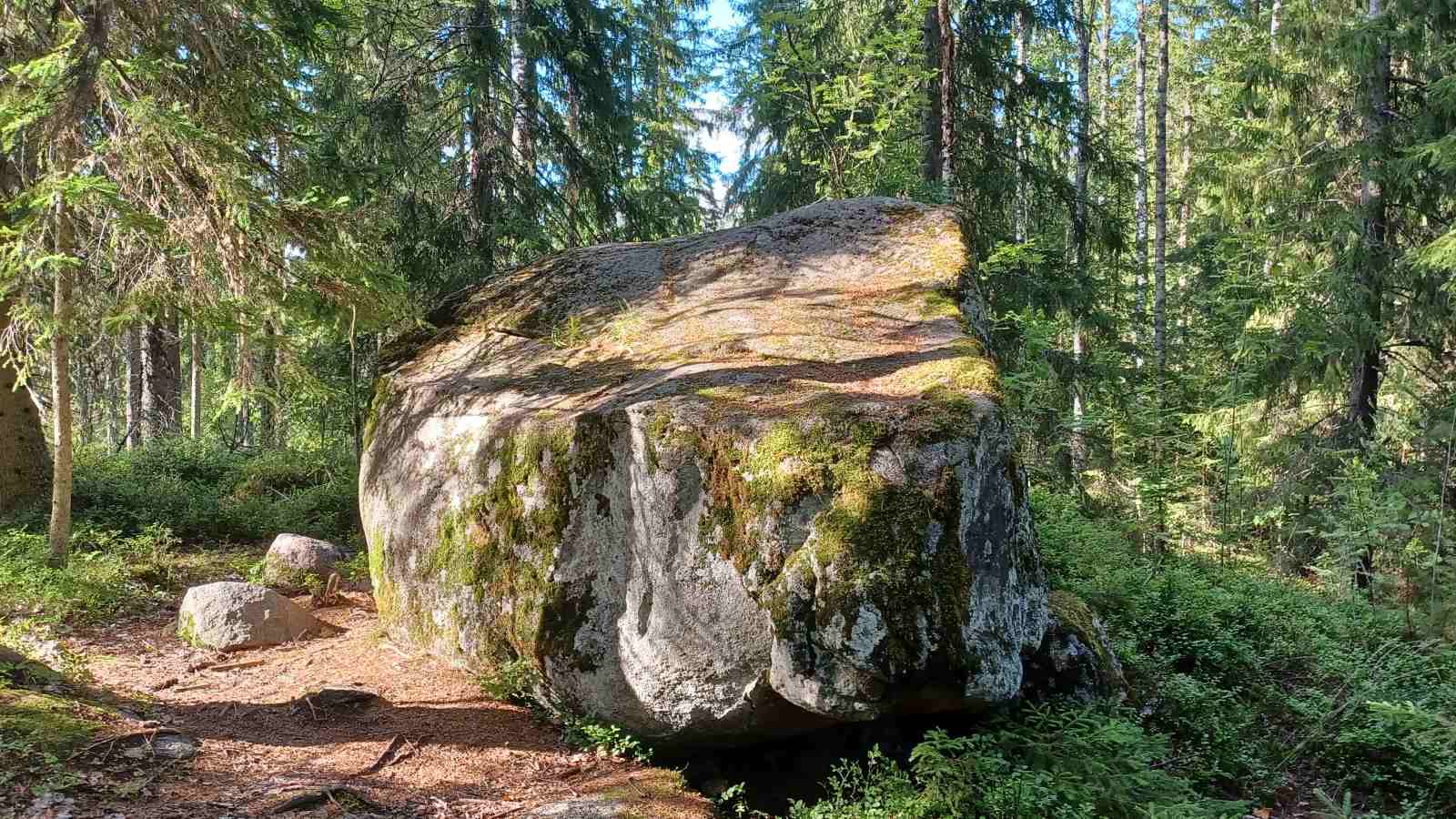 Erratic boulder